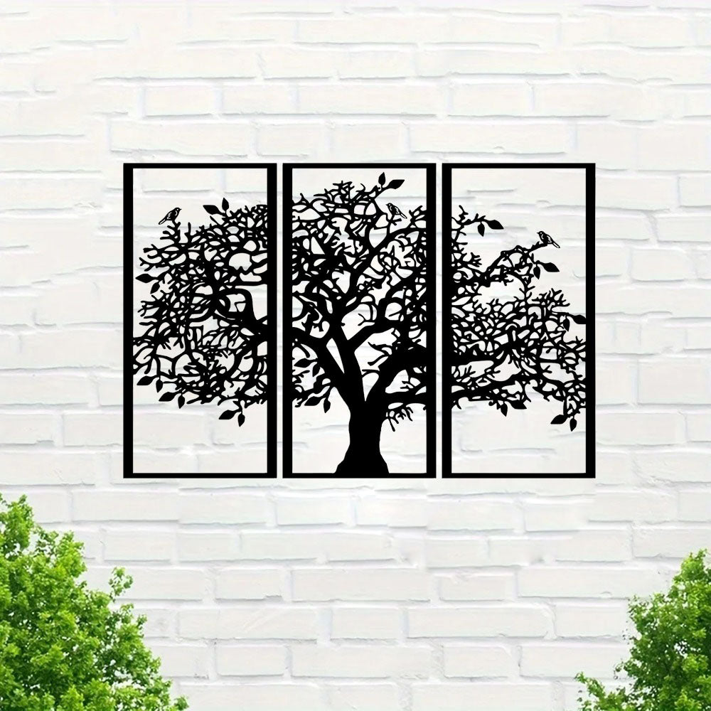 The Tree of Life 3-Piece Metal Sculpture – My Store